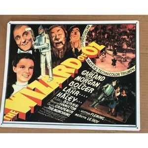 Wizard of OZ Yellow Brick Road Decorative Metal Tin Sign